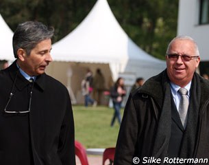 French O-judges Jean Michel Roudier and Bernard Maurel