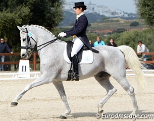 Gema Martin Alcaide on her sympathetic FBW Hidalgo (by Heraldik xx)