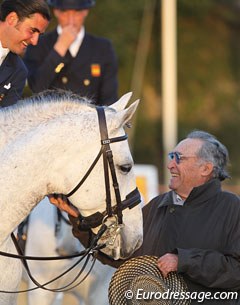 Antonio Blazquez Martin, president of the Montenmedio Equestrian Centre, and Norte