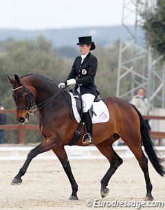 Astrid Neumayer on Chevalier at the 2011 Sunshine Tour :: Photo © Astrid Appels