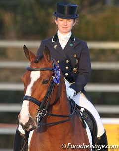 Judy Reynolds and Remember won the Intermediaire II and finished second in the Grand Prix during the first week of competition at the 2011 Sunshine Tour CDI