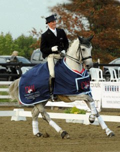 Michael Eilberg on Half Moon Delphi :: Photo courtesy British Dressage