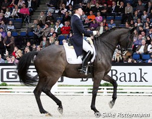 Sabine Becker and Lamarc at the 2011 CDI Stuttgart :: Photo © Silke Rottermann