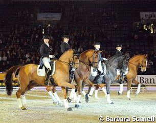 The place-getters in the 2011 Piaff Forderpreis Finals