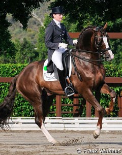Maree Tomkinson on Rodrigo III at the 2011 Australian Championships :: Photo © Franz Venhaus