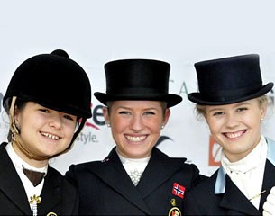 Karoline Kumle, Astrid Westberg Rikheim, Pernille Markussen at the 2011 CDI Vestfold :: Photo © Mette Sattrup