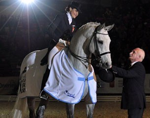 Katarzyna Milczarek and Ekwador win the 2011 Centreal European League World Cup Finals in Warsaw :: Photo © Ma?gorzata Frysztak