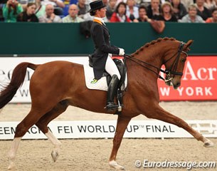 Adelinde and Parzival were in total control during the freestyle