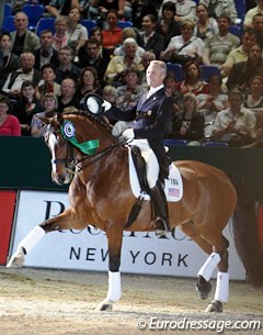 Jan Ebeling and Rafalca in the prize giving