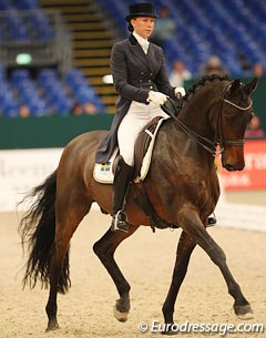 Nina Hofmann and Leo af Magnushoj at 2011 World Cup Finals :: Photo © Astrid Appels