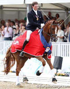 Michael Eilberg and Woodlander Farouche are the 5-year old World Champions :: Photo © Astrid Appels