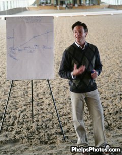 Gil Merrick giving a "mini" course at Stillpoint Farm in January 2011 :: Photo © Phelpsphotos.com