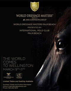 2011 Palm Beach World Dressage Masters Poster
