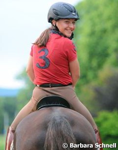 European Junior Rider Champion Charlott Maria Schurmann is now a young rider