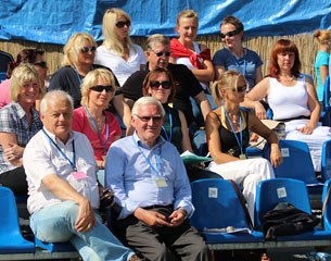 Wojciech Markowski and Eric Lette amongst other participants at the FEI TD seminar and judges' course in Wroclaw, Poland