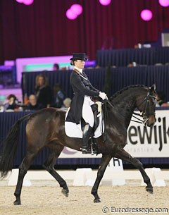 Belgian young rider Saidja Brison on Moliere :: Photo © Astrid Appels