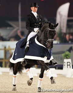 Edward Gal and Voice win the Prix St Georges at the 2011 CDI Zwolle :: Photo © Astrid Appels