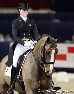 Danish Carina Nevermann Torup on Blue Boy (by Don Schufro)