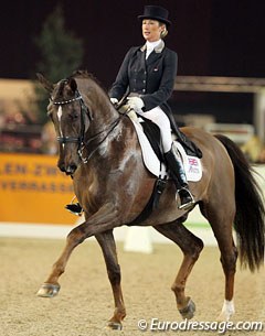 Amy Stovold and Macbrian at the 2011 CDI Zwolle :: Photo © Astrid Appels