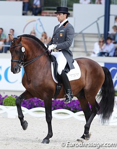 Jose Daniel Martin Dockx and Grandioso at the 2012 CDIO Aachen :: Photo © Astrid Appels