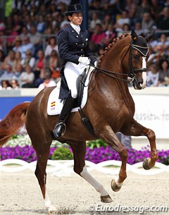 Beatriz Ferrer-Salat on Delgado at the 2012 CDIO Aachen :: Photo © Astrid Appels