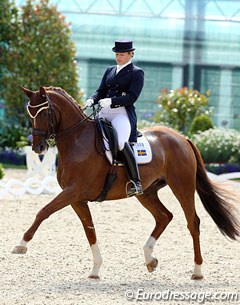 Michelle Hagman and Rudi's Memory at the 2012 CDIO Aachen :: Photo © Astrid Appels