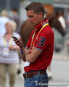 Andreas Helgstrand is coaching Anna Kasprzak and Sidsel Johansen in Aachen