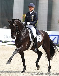 Ingrid Klimke and Dresden Mann at the 2012 CDIO Aachen :: Photo © Astrid Appels