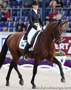 Lyndal Oatley and Sandro Boy at the 2012 CDIO Aachen :: Photo © Astrid Appels