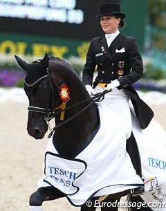 Kristina Sprehe and Desperados win the CDIO Grand Prix at the 2012 CDIO Aachen :: Photo © Astrid Appels