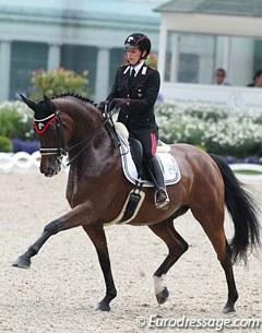 Valentina Truppa and Eremo del Castegno finished seventh. A mistake in the tempi changes made the score drop