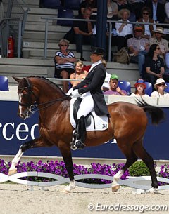 Anne van Olst and Clearwater at the 2012 CDIO Aachen :: Photo © Astrid Appels