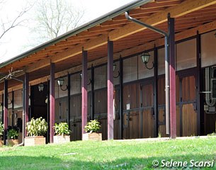 The stables at Truppa's Centro Equestre Monferrato 