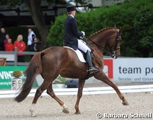 Anabel Balkenhol on her second horse Winci