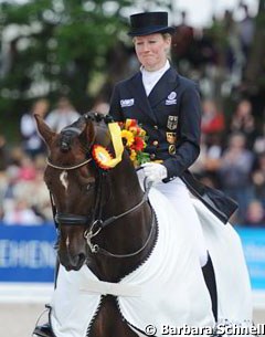 Helen Langehanenberg and Damon Hill, 2012 German Dressage Champions