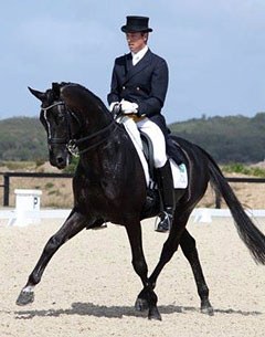 David Shoobridge and OO Seven at the 2012 CDI Boneo Park