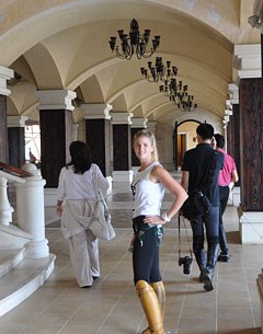 Morgan Barbançon visits the Heilan Equestrian Centre