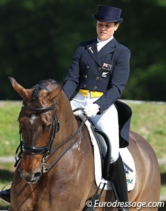 Vanessa Way and KH Arvan at the 2012 CDI Compiegne in France :: Photo © Astrid Appels