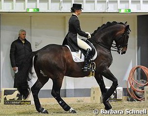 Wolfram Wittig coaching Victoria Max-Theurer on Augustin OLD