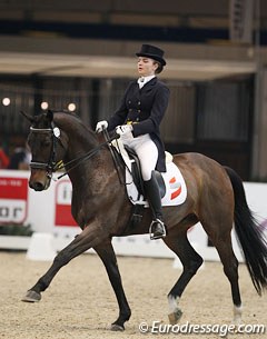 St. Petersburg based Russian junior Jeva Koop competed the Ukrainian bred Bapkhar (by Khaipur). 