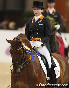 Angela Krooswijk and Flash had a successful weekend at the 2012 CDI-YR Drachten