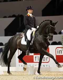 Hans Peter Minderhoud and Withney van 't Genthof :: Photo © Astrid Appels