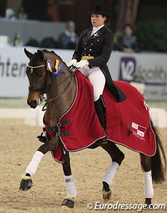 Chiara Prijs Vitale and Hot Chocolate at the 2012 CDI Drachten :: Photo © Astrid Appels