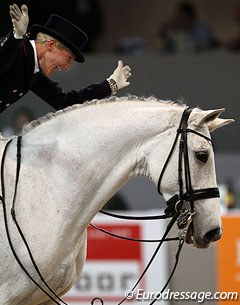 Silvia Rizzo is ecstatic about her ride on Donna Silver