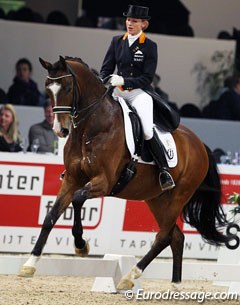 Marlies van Baalen on the home bred Zigeuner (by Gribaldi x Ehrentusch)