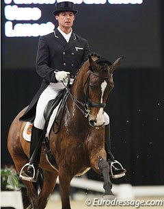 Patrick van der Meer and Uzzo at the 2012 CDI Drachten :: Photo © Astrid Appels