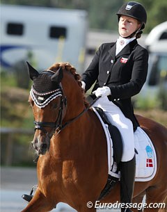 Danish Maria Christensen on the 9-year old Dutch bred Welsh pony Vegelin's Goya