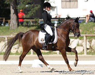 Swedish-Belgian-Iranian Leyla Larsson on the German bred Berlioz