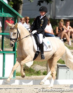 Semmieke Rothenberger liked the extended canters in her freestyle