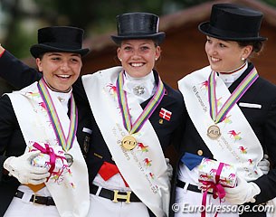 The kur podium : Charlott Maria Schurmann, Cathrine Dufour, Florine Kienbaum